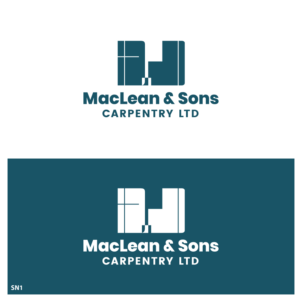 Logo Design by Sujit Banerjee for D.J MacLean & Sons Carpentry Ltd. | Design #37140717