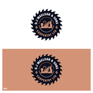 Logo Design by Sujit Banerjee for D.J MacLean & Sons Carpentry Ltd. | Design: #37140719