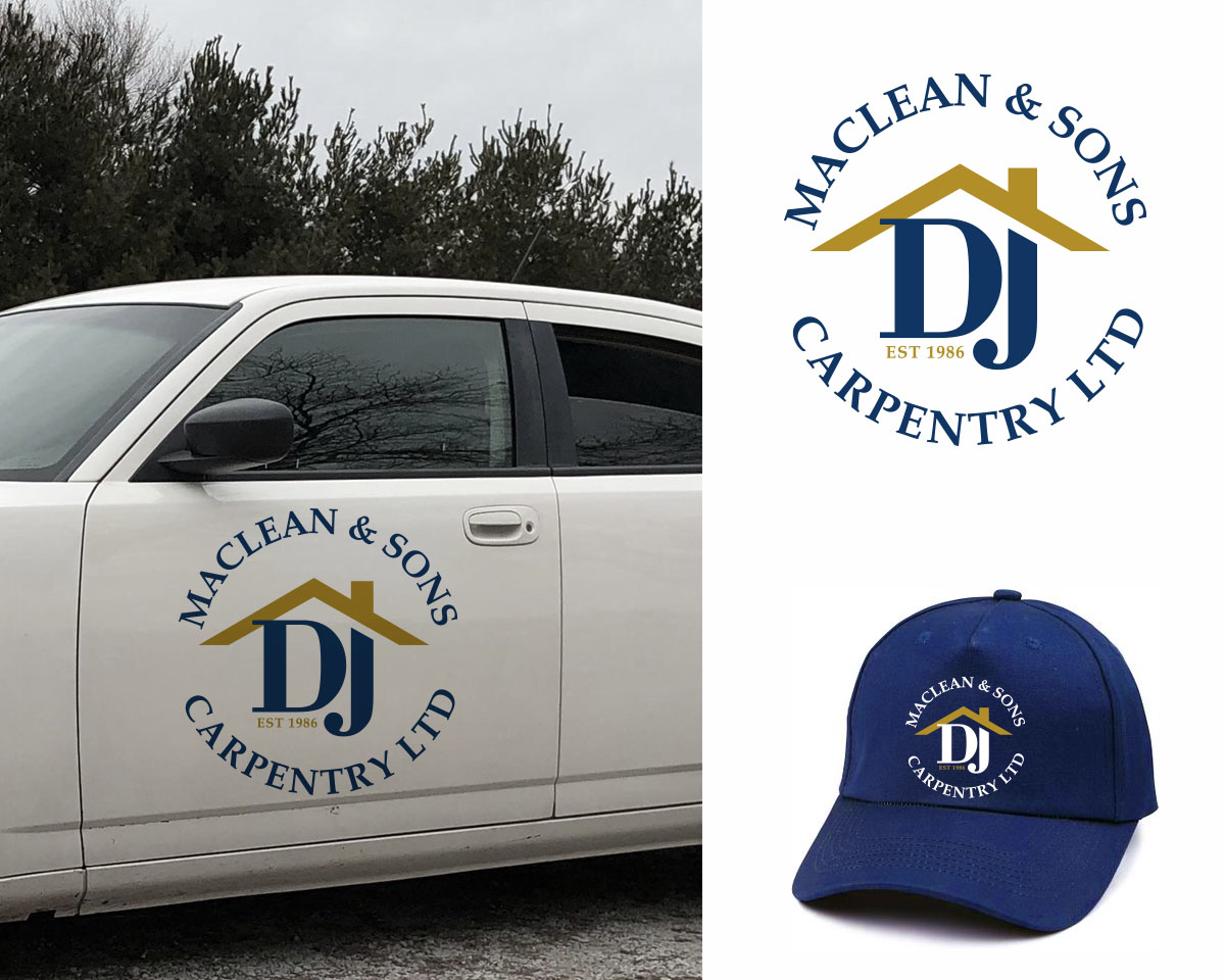 Logo Design by omdesign philippines for D.J MacLean & Sons Carpentry Ltd. | Design #37141116