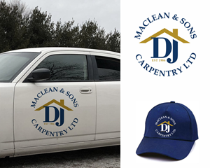 Logo Design by omdesign philippines for D.J MacLean & Sons Carpentry Ltd. | Design: #37141116