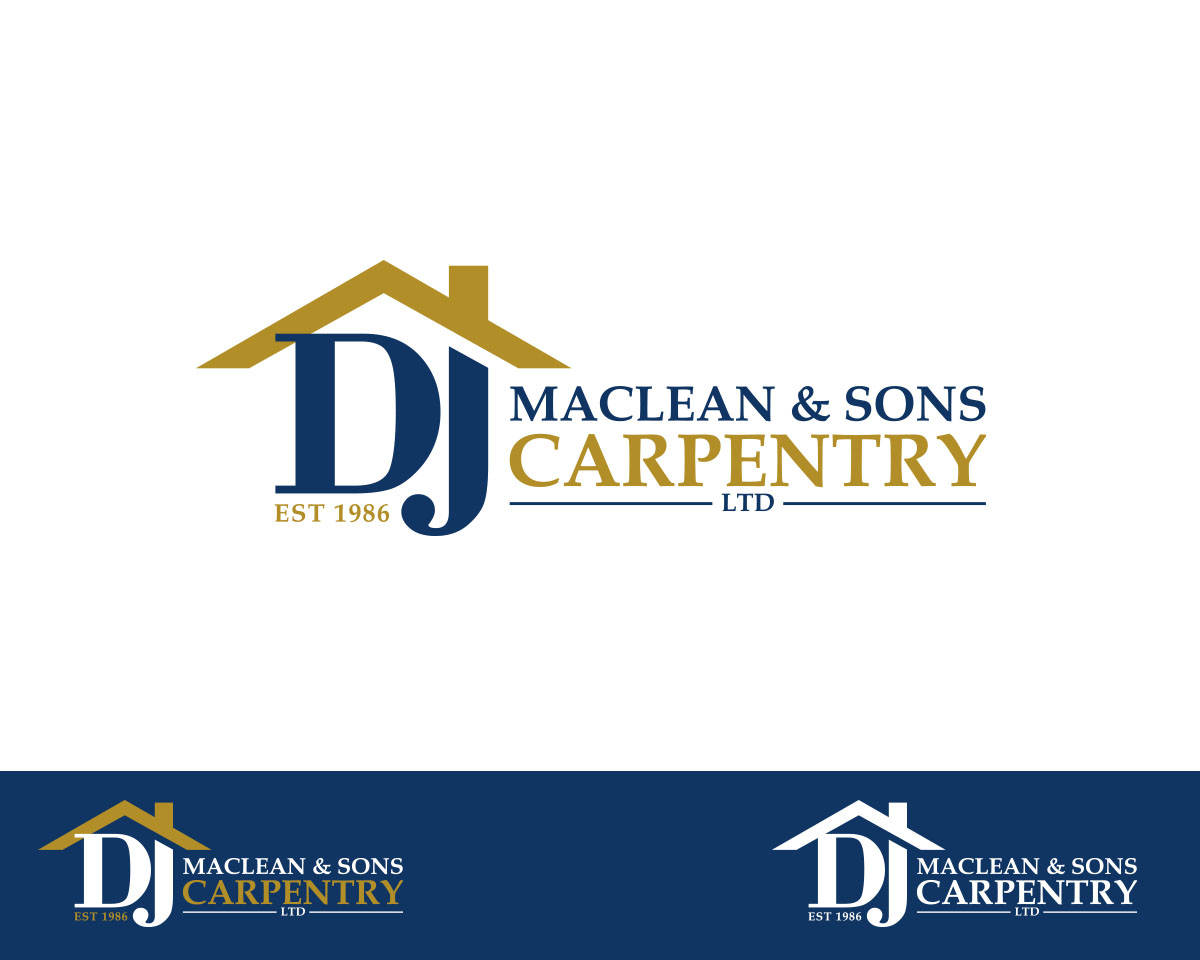 Logo Design by omdesign philippines for D.J MacLean & Sons Carpentry Ltd. | Design #37149670