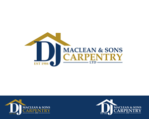 Logo Design by omdesign philippines for D.J MacLean & Sons Carpentry Ltd. | Design: #37149670
