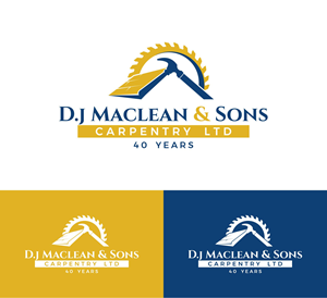 Logo Design by debdesign for D.J MacLean & Sons Carpentry Ltd. | Design: #37145463