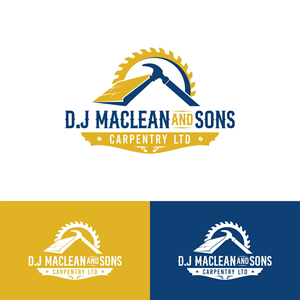 Logo Design by debdesign for D.J MacLean & Sons Carpentry Ltd. | Design: #37145464