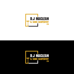 Logo Design by Deziners Zone for D.J MacLean & Sons Carpentry Ltd. | Design: #37141390