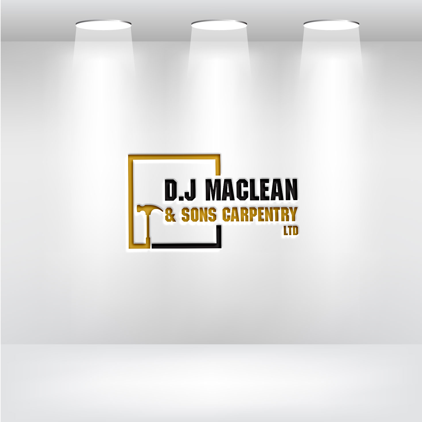 Logo Design by Deziners Zone for D.J MacLean & Sons Carpentry Ltd. | Design #37141391