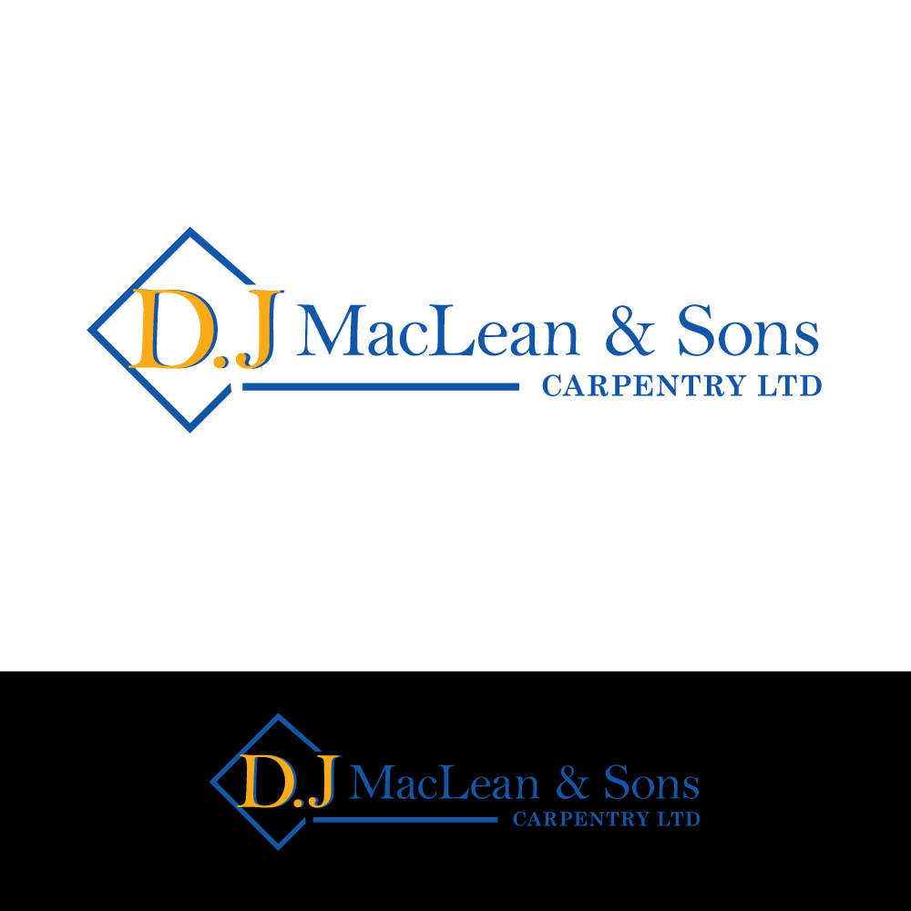 Logo Design by H4R5Z for D.J MacLean & Sons Carpentry Ltd. | Design #37139408