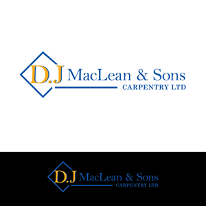 Logo Design by H4R5Z for D.J MacLean & Sons Carpentry Ltd. | Design: #37139408