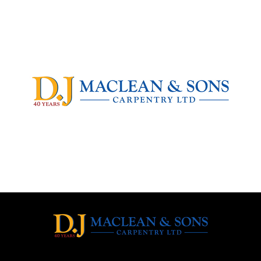Logo Design by H4R5Z for D.J MacLean & Sons Carpentry Ltd. | Design #37146964