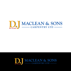 Logo Design by H4R5Z for D.J MacLean & Sons Carpentry Ltd. | Design: #37146964
