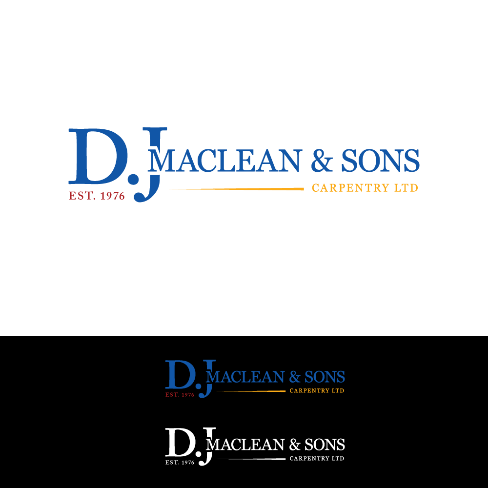 Logo Design by H4R5Z for D.J MacLean & Sons Carpentry Ltd. | Design #37147022