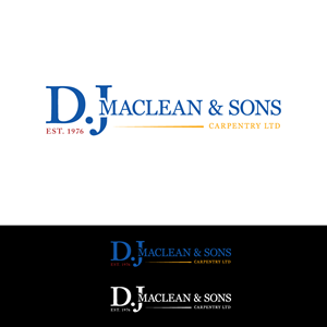 Logo Design by H4R5Z for D.J MacLean & Sons Carpentry Ltd. | Design: #37147022