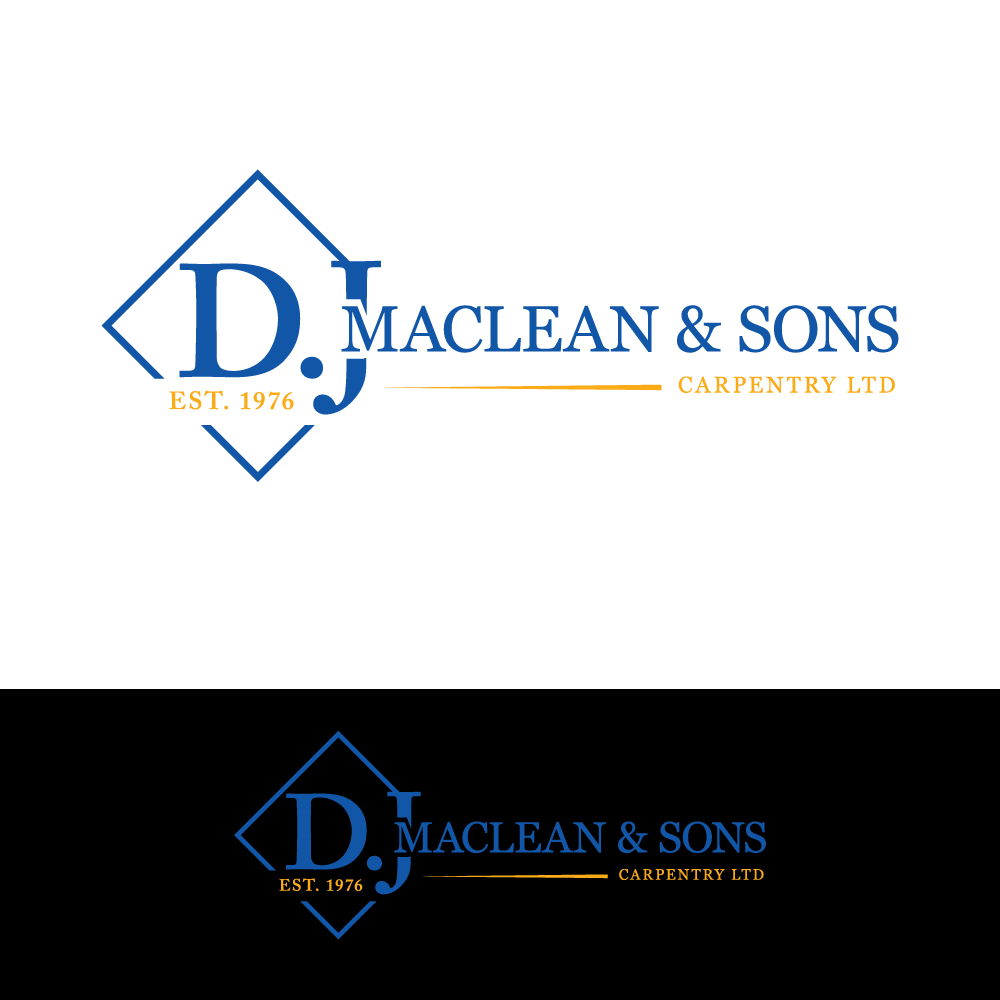 Logo Design by H4R5Z for D.J MacLean & Sons Carpentry Ltd. | Design #37147037