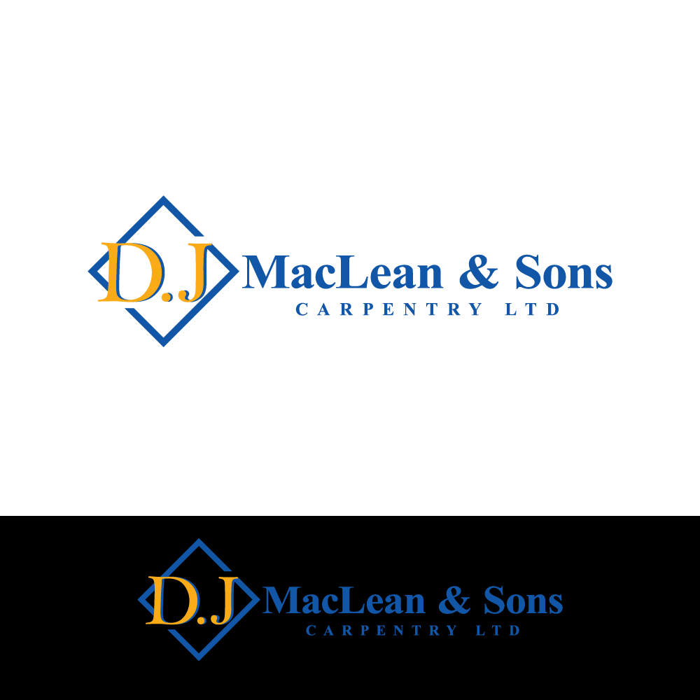 Logo Design by H4R5Z for D.J MacLean & Sons Carpentry Ltd. | Design #37154995
