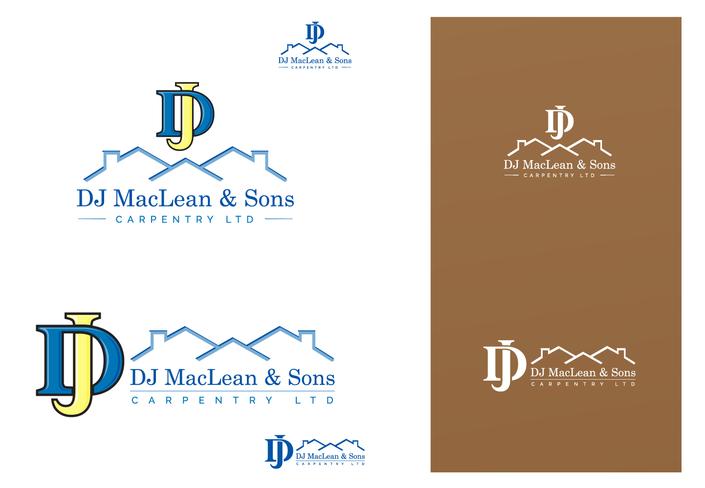 Design de Logo par creativelogodesigner86 pour D.J MacLean & Sons Carpentry Ltd. | Design #37140332