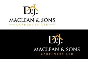 Logo Design by UMBRA Designs for D.J MacLean & Sons Carpentry Ltd. | Design: #37139510