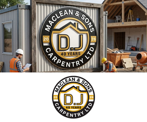 Logo Design by Ansh Design for D.J MacLean & Sons Carpentry Ltd. | Design: #37141035