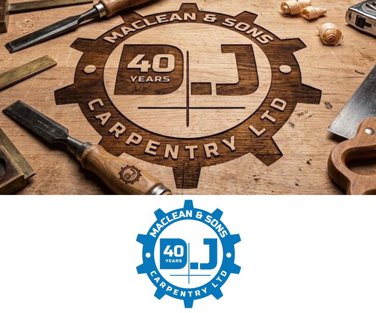 Logo Design by Ansh Design for D.J MacLean & Sons Carpentry Ltd. | Design #37141037