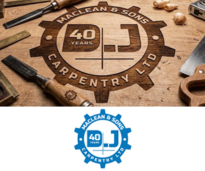 Logo Design by Ansh Design for D.J MacLean & Sons Carpentry Ltd. | Design: #37141037