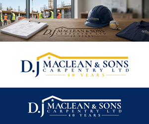 Logo Design by Ansh Design for D.J MacLean & Sons Carpentry Ltd. | Design: #37141219