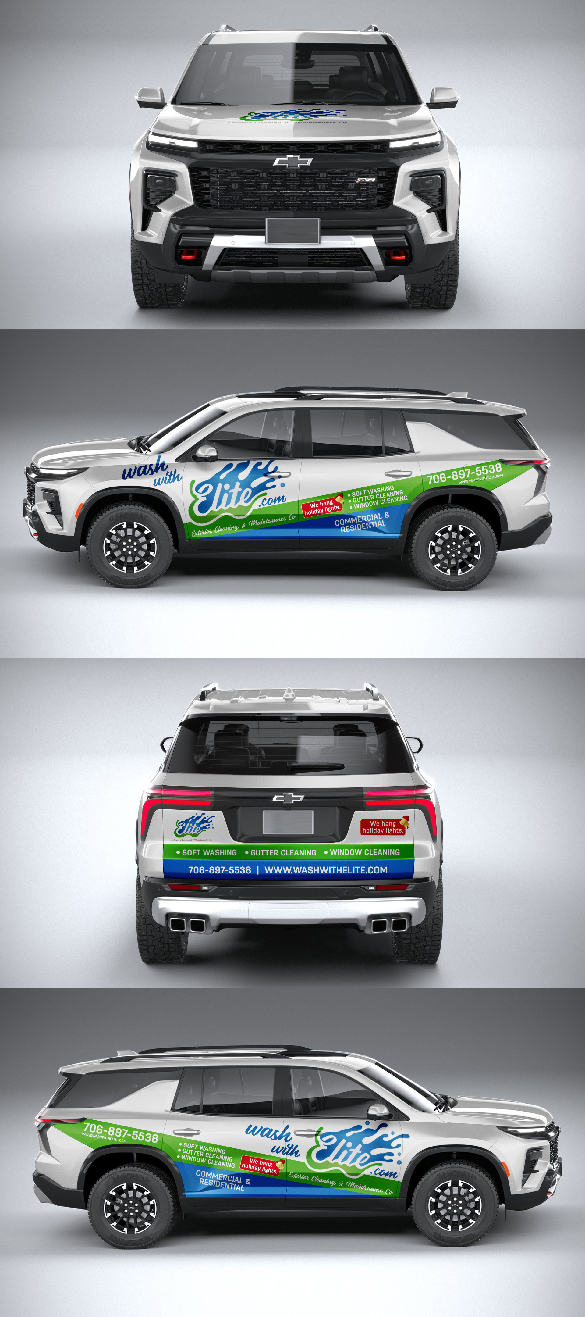 Diseño de Rotulación de Vehículo por ANGGI MAULANA PRAKOSO para Elite Exterior Cleaning & Maintenance Co. | Diseño: #37142349