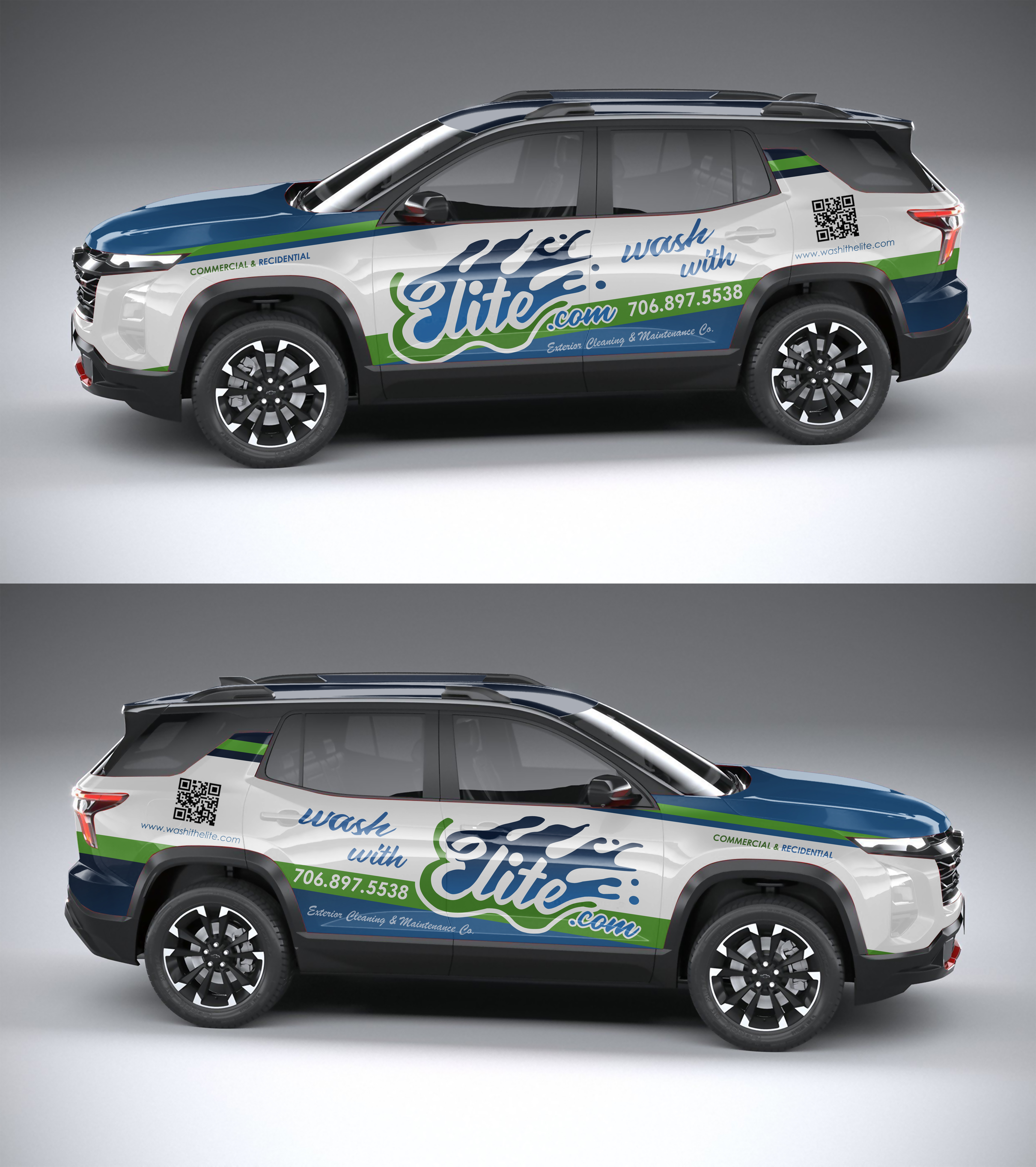 Diseño de Rotulación de Vehículo por Virgy priatna putra para Elite Exterior Cleaning & Maintenance Co. | Diseño #37145749