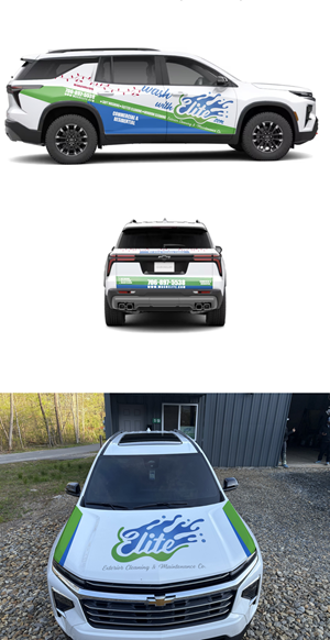 Car Wrap Design by olpattern for Elite Exterior Cleaning & Maintenance Co. | Design: #37143022