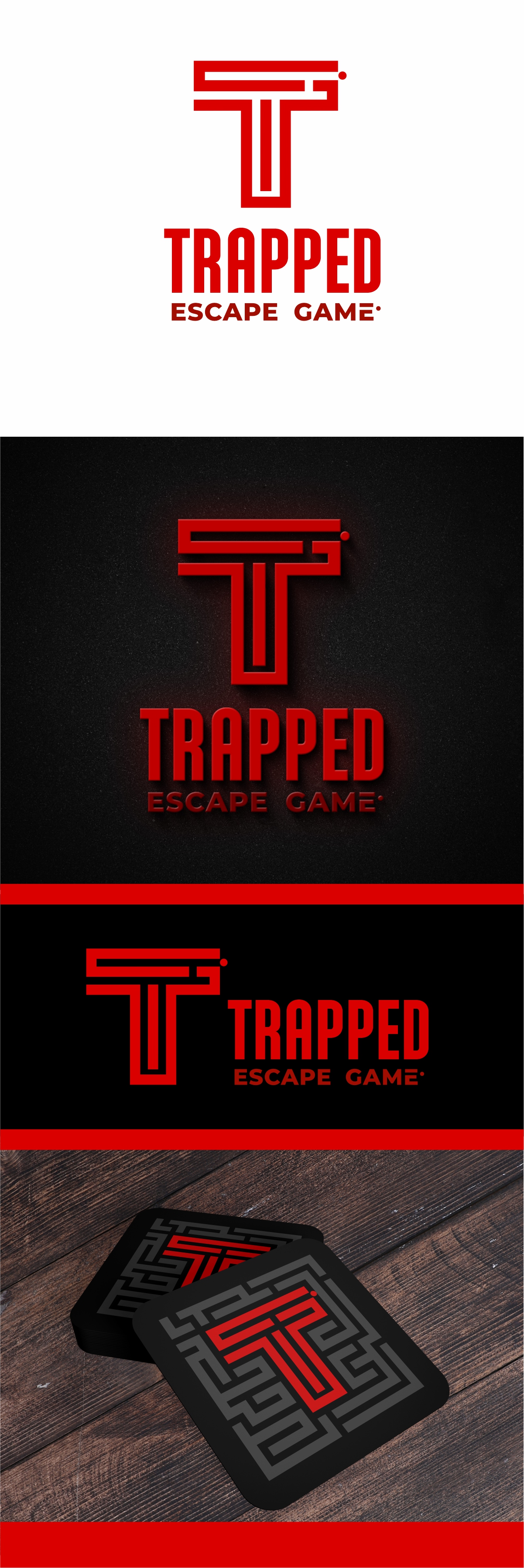 Logo Design by Idesign estudio for Trapped Escape Game | Design #37159178