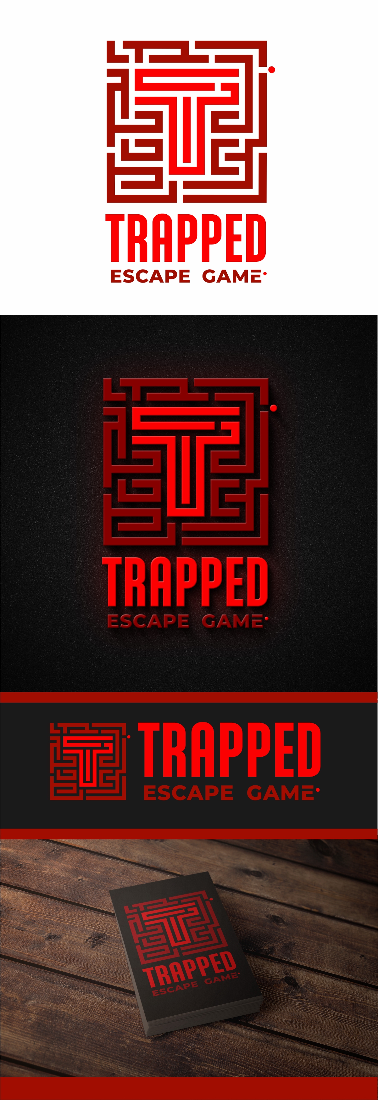 Logo Design by Idesign estudio for Trapped Escape Game | Design #37159179