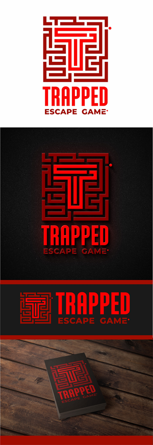 Logo Design by Idesign estudio for Trapped Escape Game | Design: #37159179
