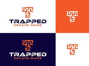 Logo Design by Gexeco for Trapped Escape Game | Design: #37149392