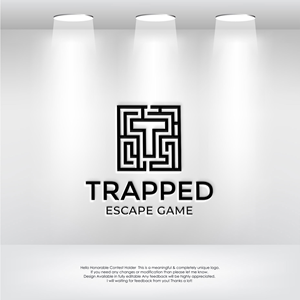 Logo Design by LogoEon for Trapped Escape Game | Design: #37143437