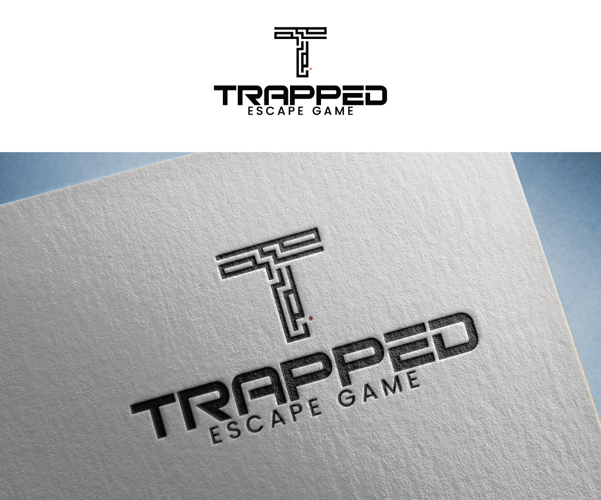 Logo Design by Luckey yaari for Trapped Escape Game | Design #37146359
