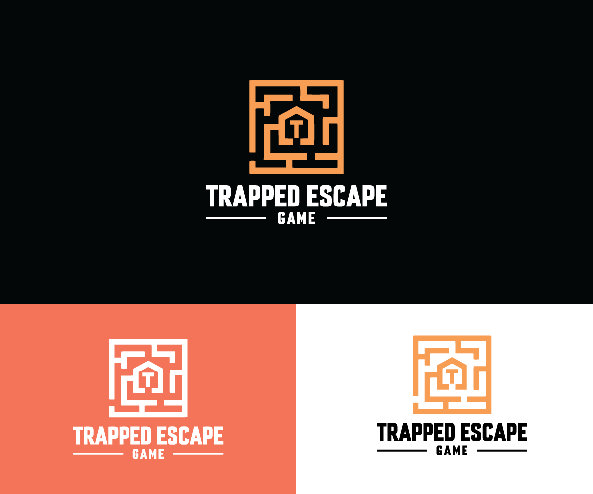 Logo Design by Nadim_art for Trapped Escape Game | Design #37155977