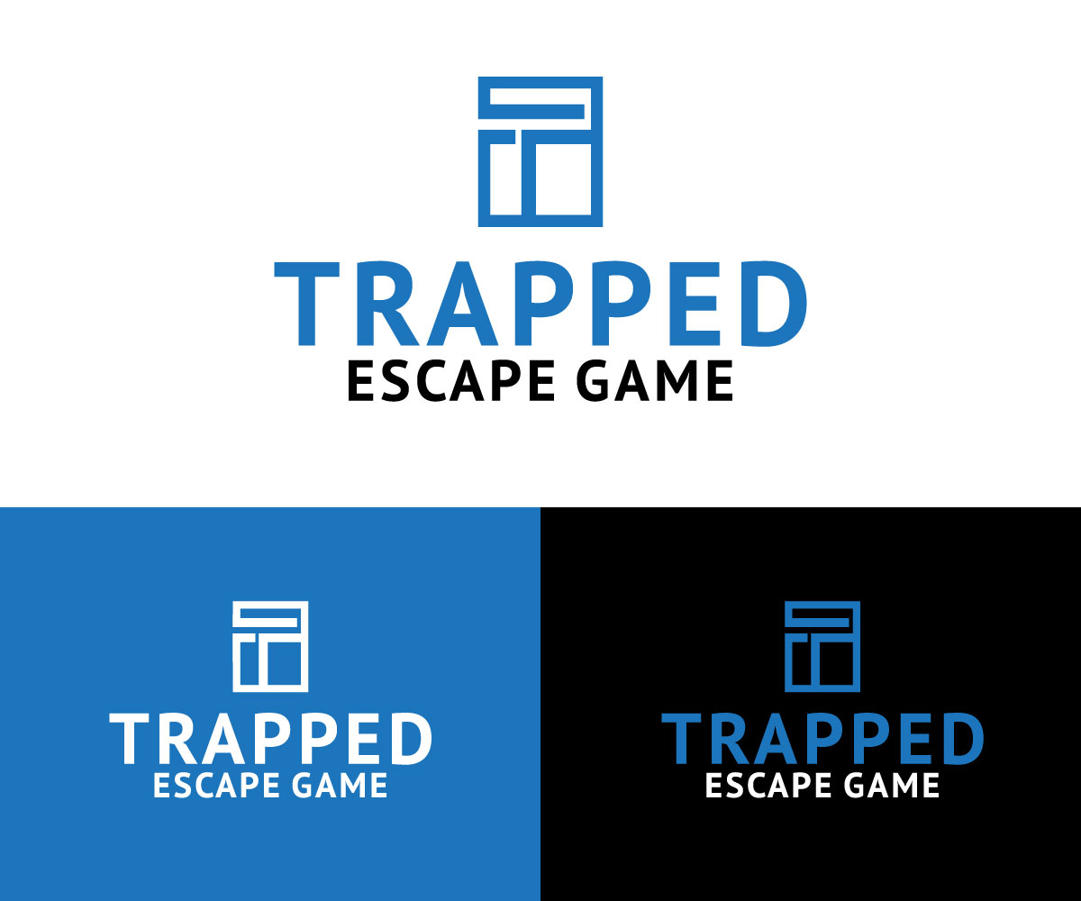 Logo Design by Kavth for Trapped Escape Game | Design #37161514