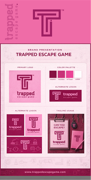 Logo-Design von graphicawy für Trapped Escape Game | Design #37163955