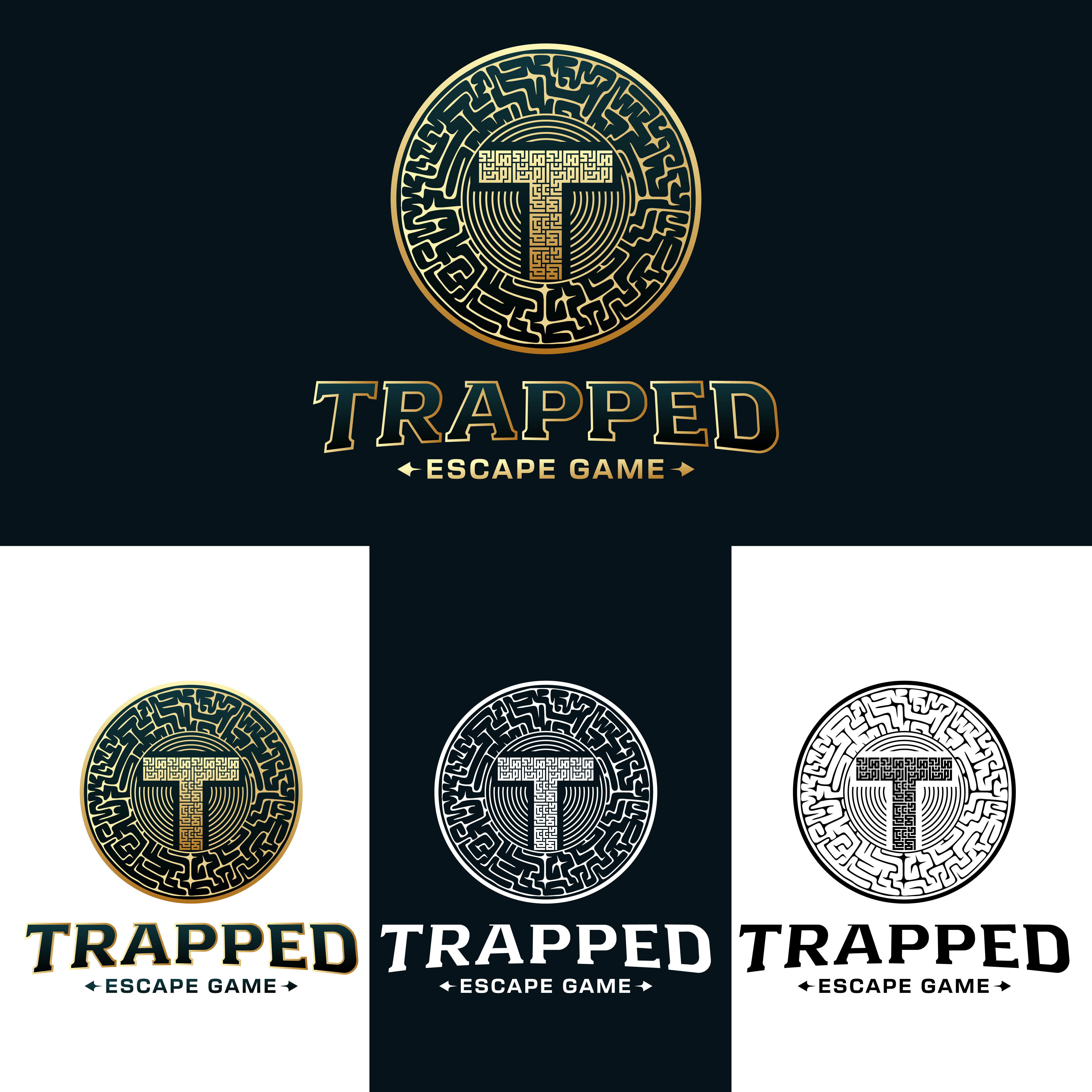 Logo Design by Merin gopi for Trapped Escape Game | Design #37171784