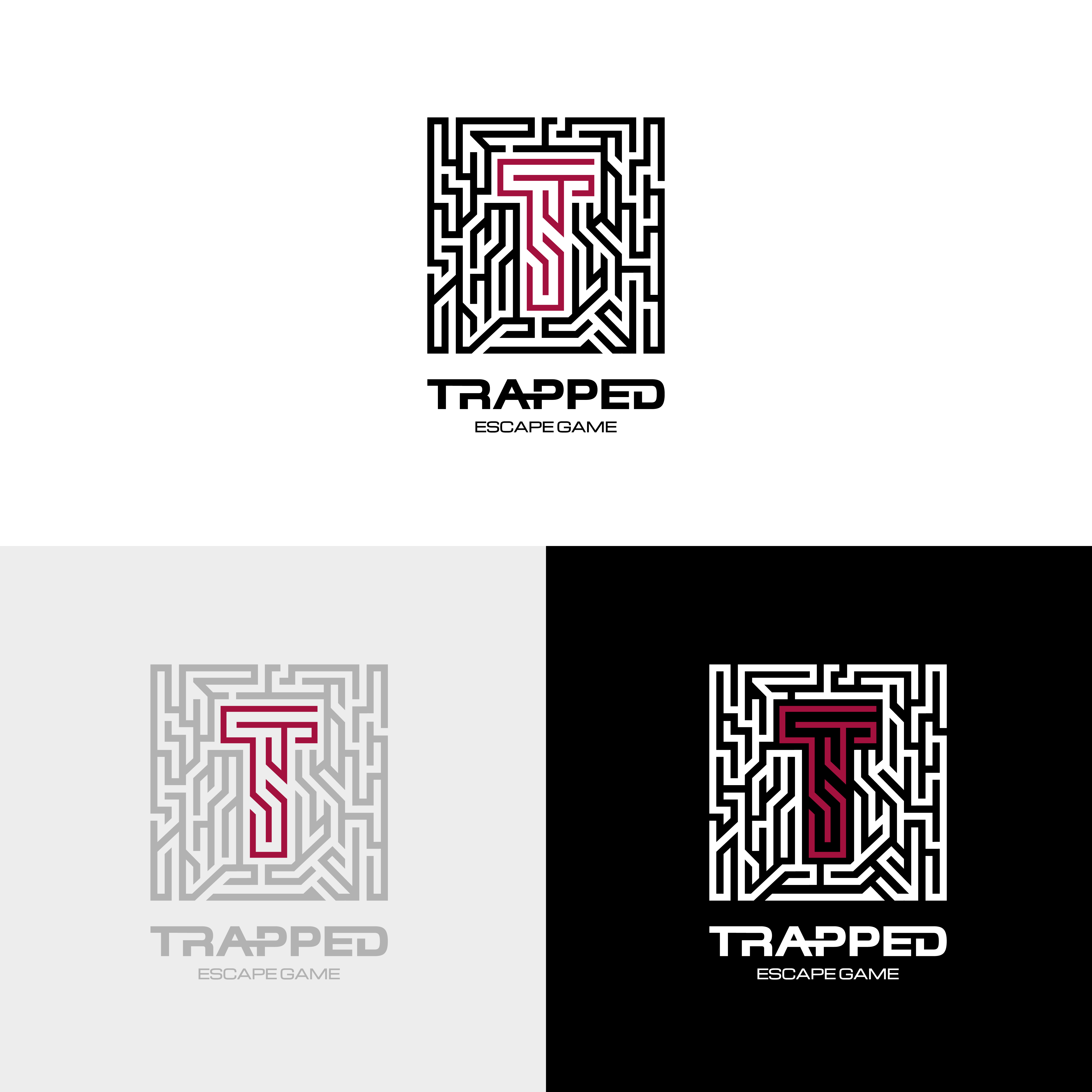 Logo Design by Merin gopi for Trapped Escape Game | Design #37173040