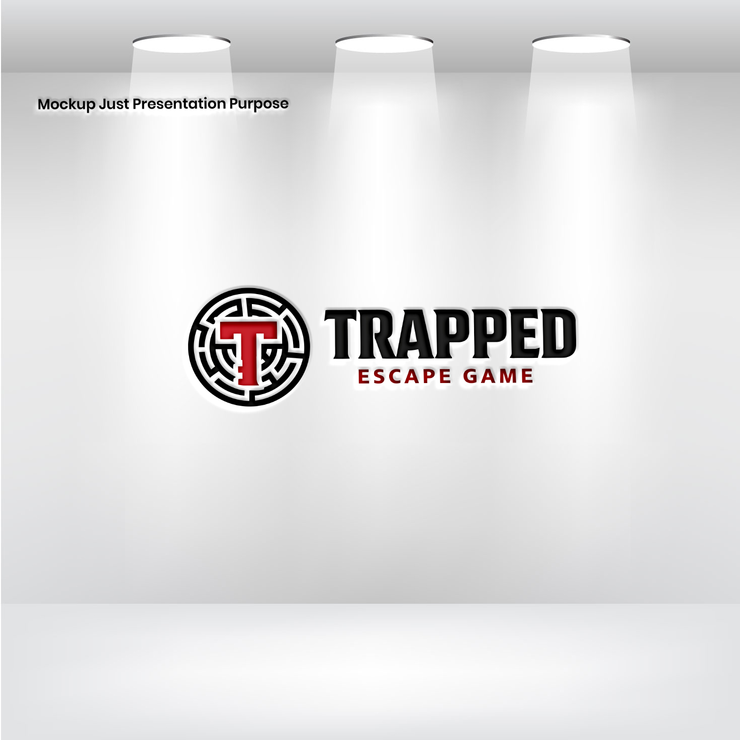 Logo Design by Pixel Foundry for Trapped Escape Game | Design #37146988