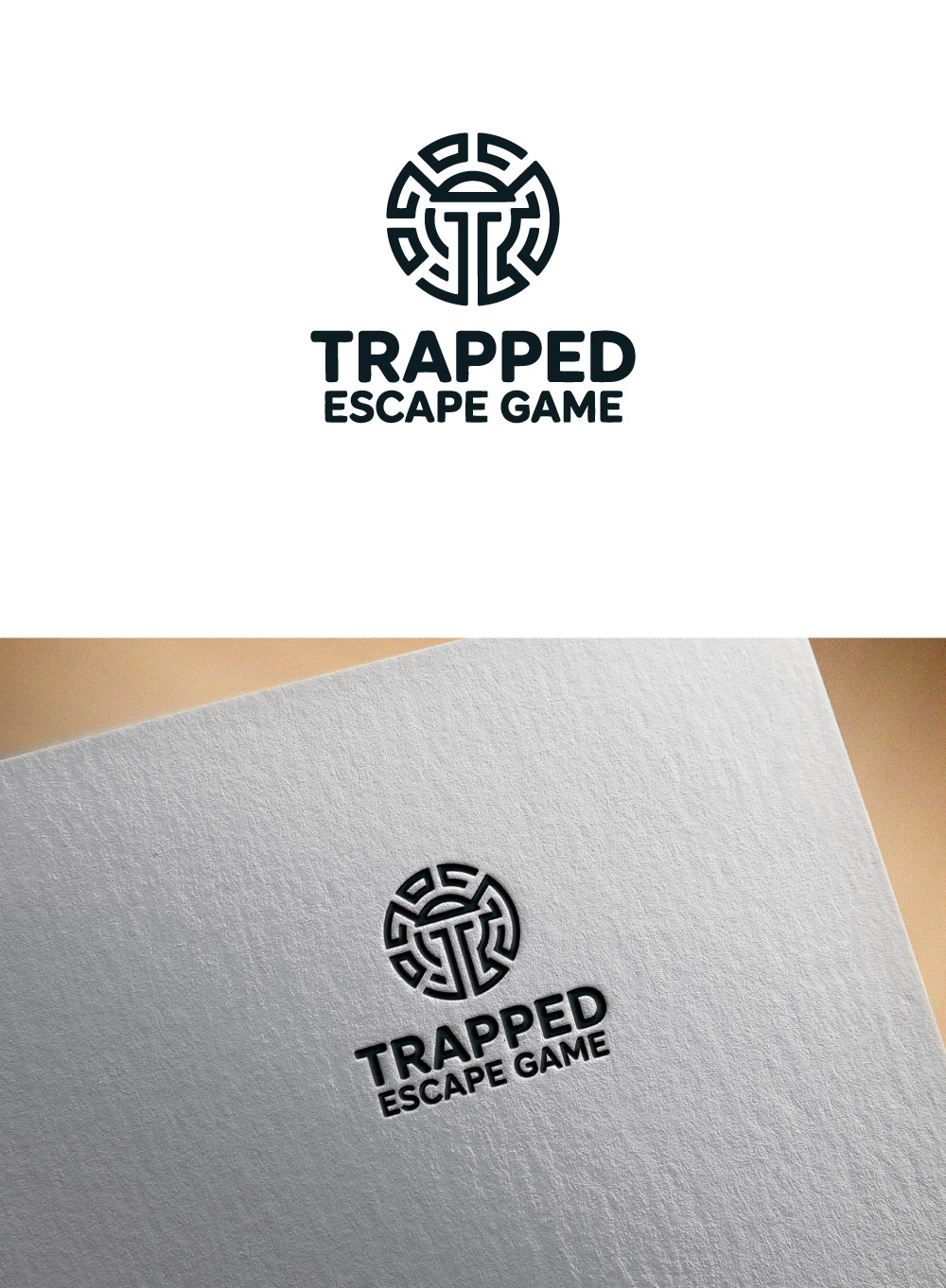 Logo Design by KING JM for Trapped Escape Game | Design #37143727