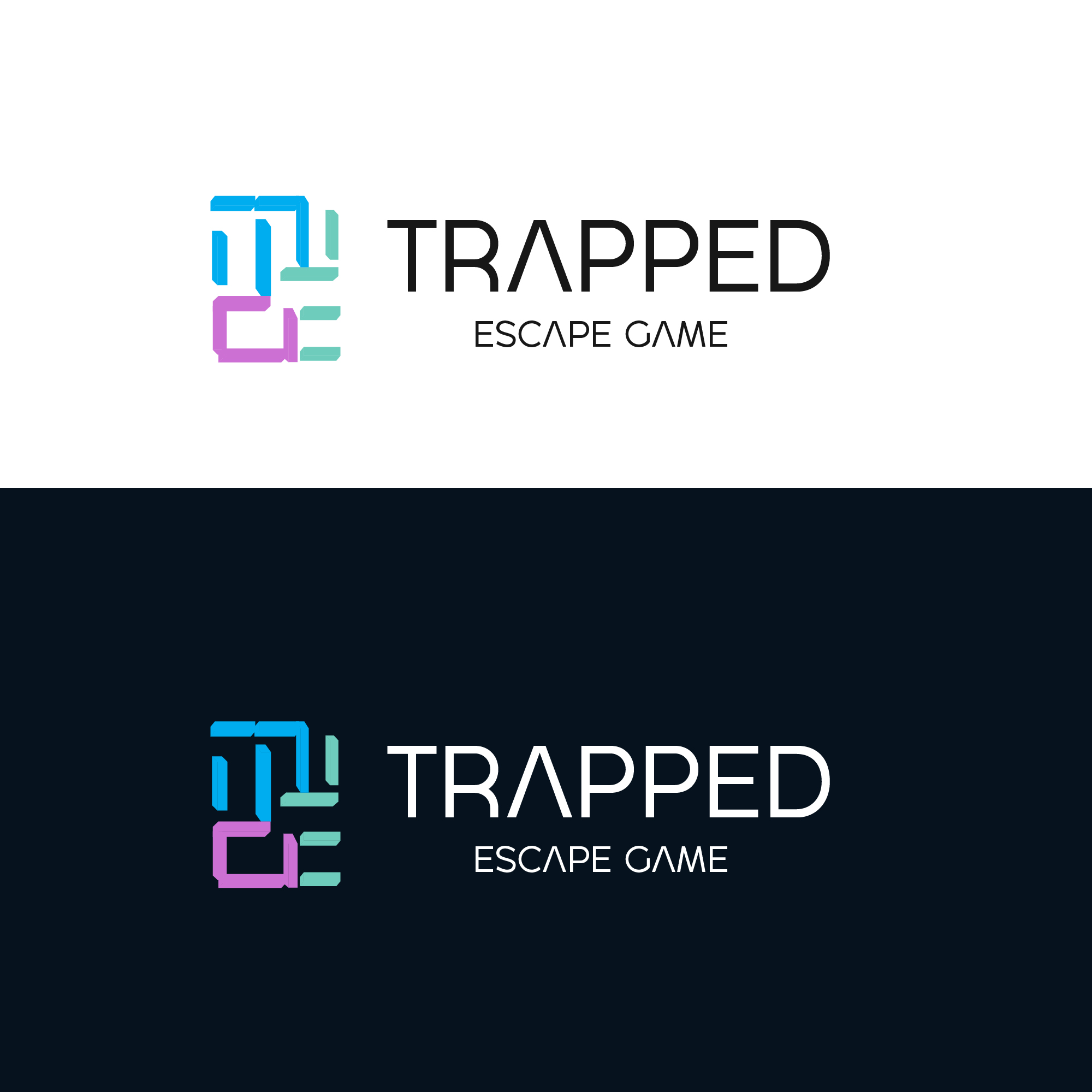 Logo Design by Talha Ahmad for Trapped Escape Game | Design #37146169