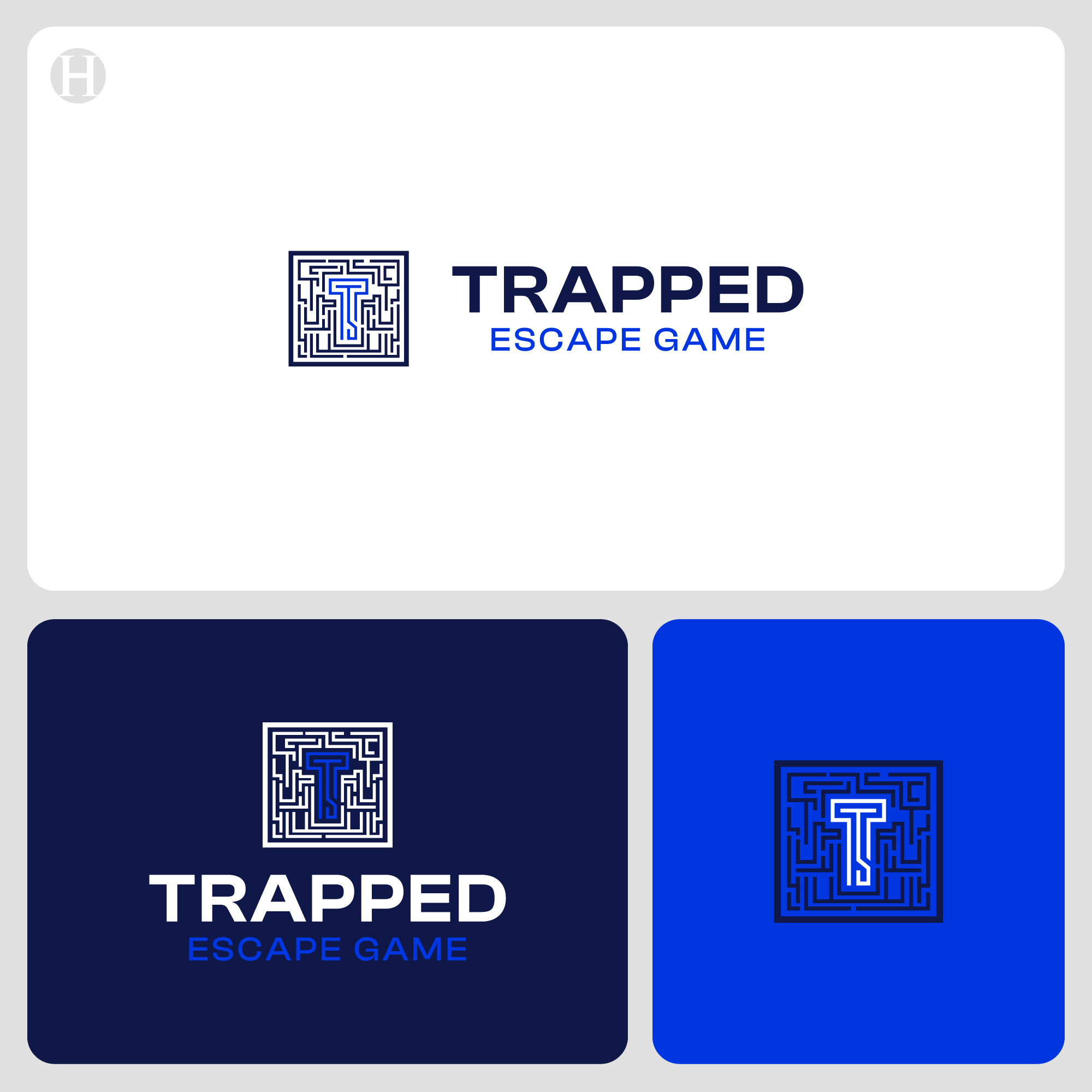 Logo Design by Talha Ahmad for Trapped Escape Game | Design #37146170