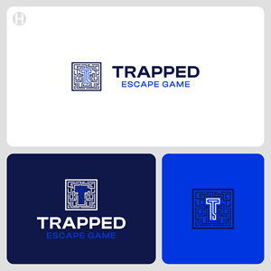 Logo Design by Talha Ahmad for Trapped Escape Game | Design: #37146170