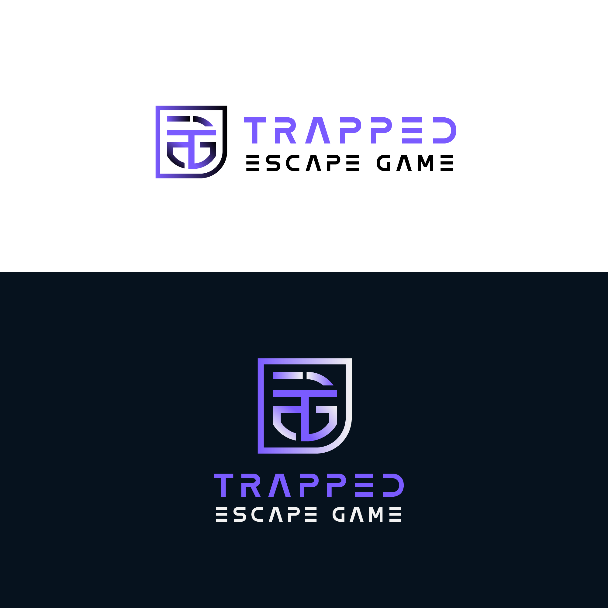 Logo Design by Talha Ahmad for Trapped Escape Game | Design #37146171
