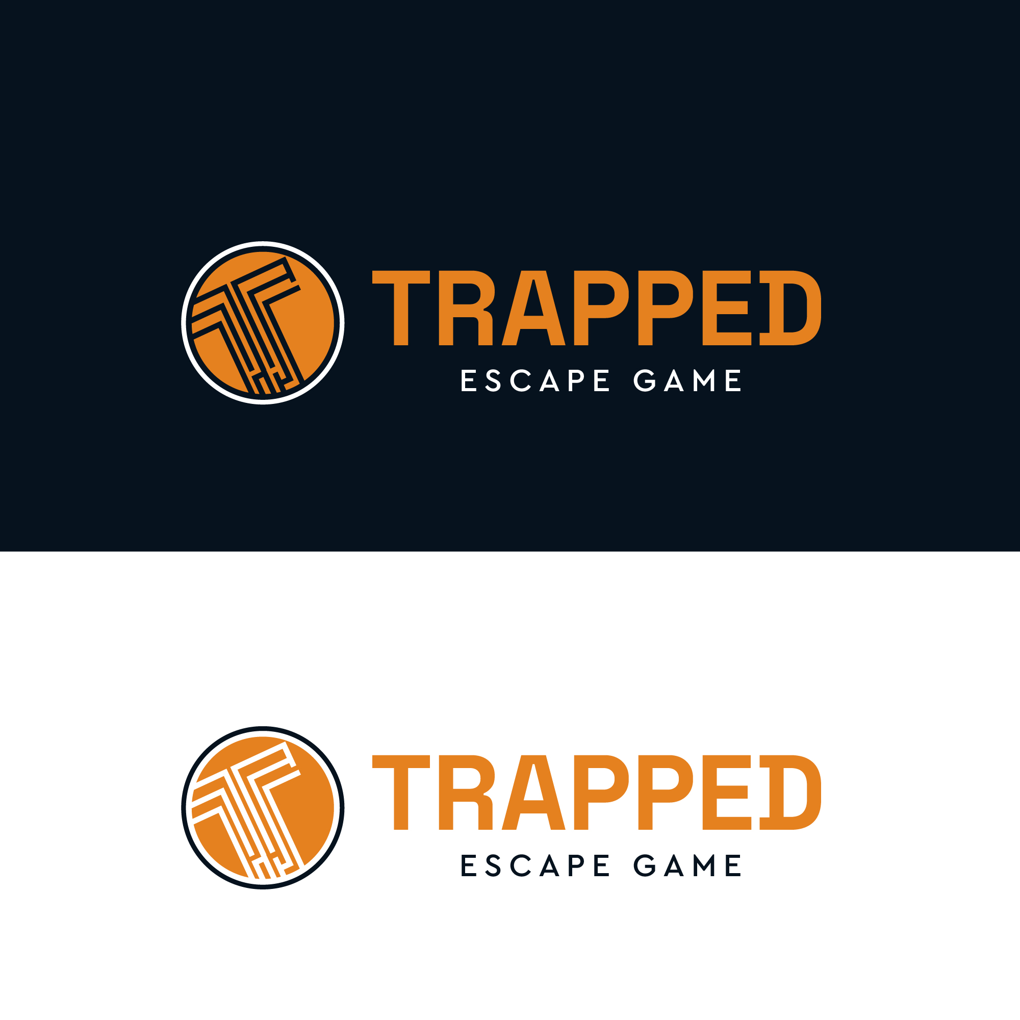Logo Design by Talha Ahmad for Trapped Escape Game | Design #37146172
