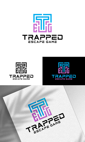 Logo Design by loveqis for Trapped Escape Game | Design: #37143388