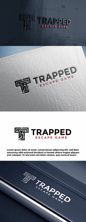 Logo Design by Innovative Graphix for Trapped Escape Game | Design: #37141603