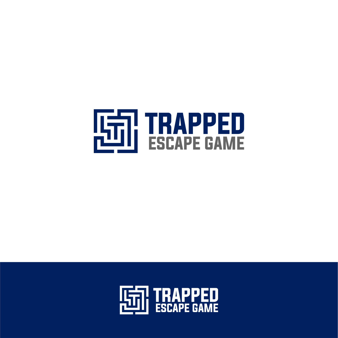 Logo Design by Sigeto for Trapped Escape Game | Design #37172537