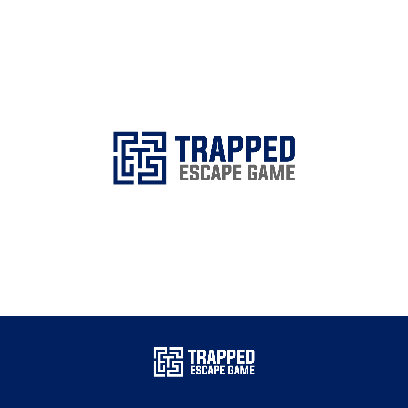Logo Design by Sigeto for Trapped Escape Game | Design #37172657