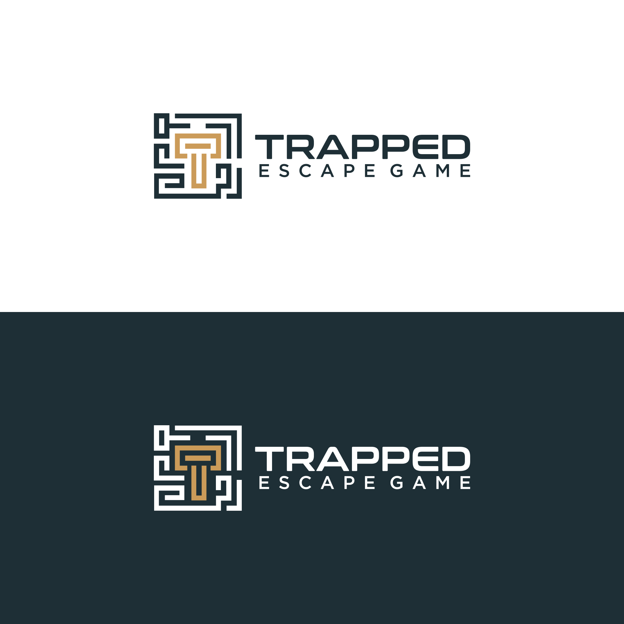 Logo Design by ni9 for Trapped Escape Game | Design #37155647